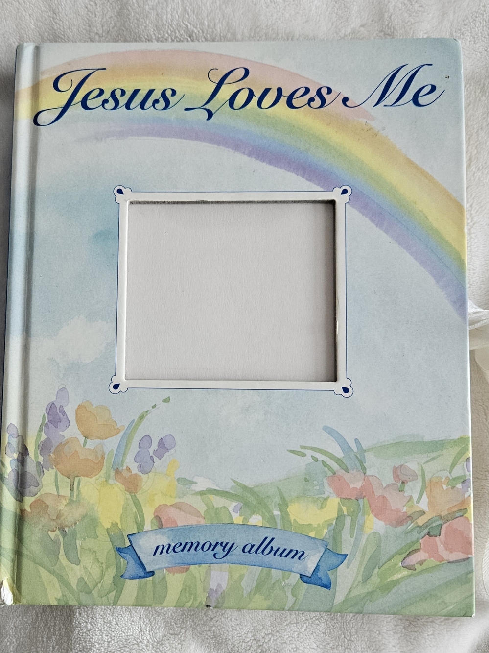 Jesus Loves Me Memory Album - Pastel Rainbow